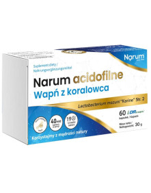 Wapń z koralowca 60 kaps | Narum Acidofilne
