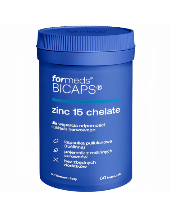 Bicaps zinc 15 chelate 60 kaps | Formeds