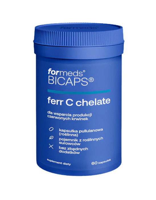 Bicaps ferr C chelate 60 kaps | Formeds