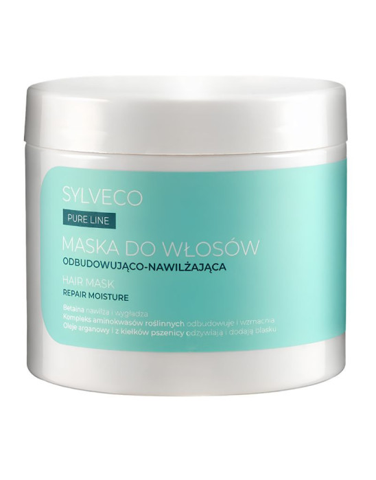 Pure Line maska do włosów odbudowująco-nawilżające 400 ml | Sylveco