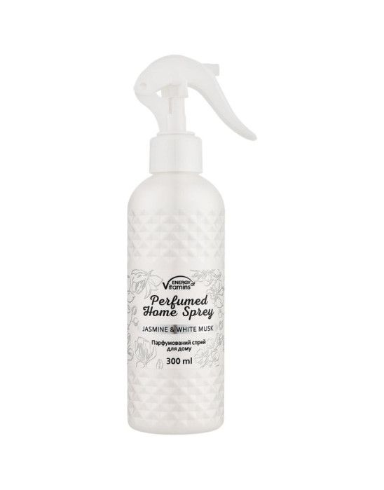 Perfumowany spray do domu jaśmin i białe piżmo 300 ml | Energy of Vitamins