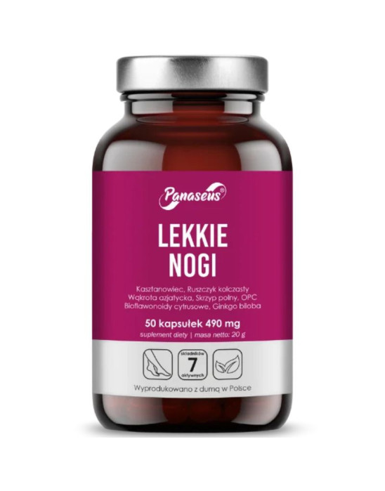 Lekkie nogi 50 kaps | Panaseus