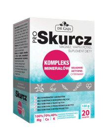 Pro skurcz - magnez, wapń, potas w saszetkach 20x5g | Dr Gaja