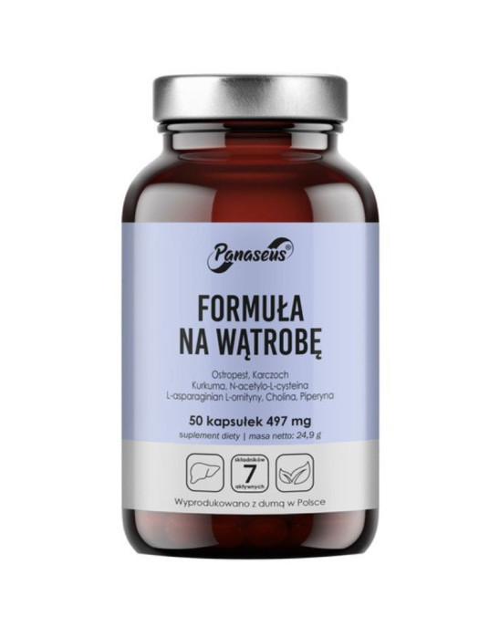 Formuła na wątrobę 50 kaps | Panaseus