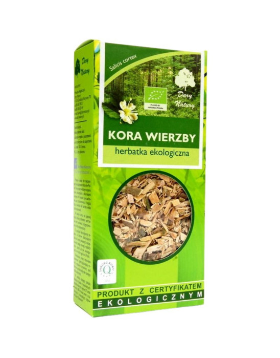 Herbatka ekologiczna kora wierzby 80 g | Dary Natury
