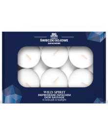 Świeczki sojowe tealight o zapachu Wild Spirit (inspirowane zapachem dior savage) 6 szt | Big Nature