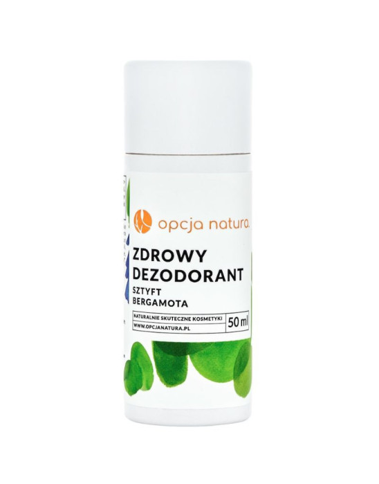 Zdrowy dezodorant w sztyfcie bergamota 50 ml | Opcja Natura