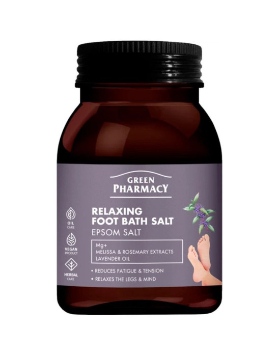 Relaksująca sól do kąpieli stóp 400 g | Green Pharmacy