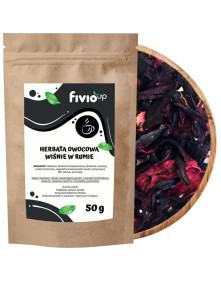 Herbata wiśnie w rumie 50 g | DeliFood