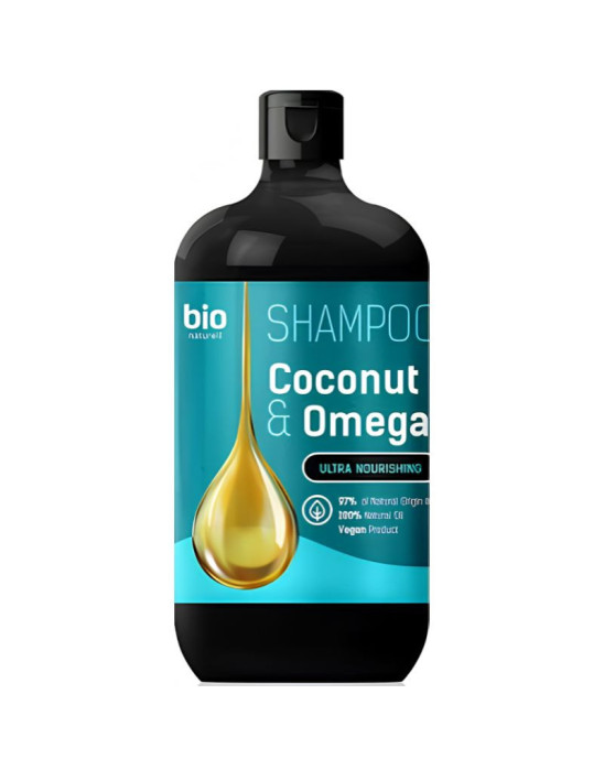 Szampon do włosów olej kokosowy i omega 3 946 ml | Bi:on