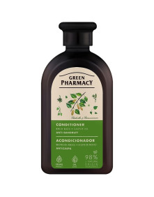 Odżywka do włosów przeciwłupieżowa - pąki brzozy i olej rycynowy 300 ml | Green Pharmacy
