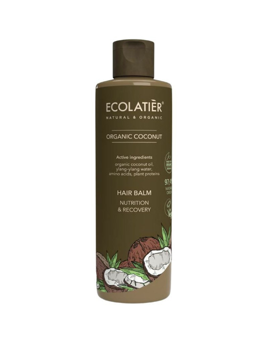 Balsam do włosów kokos 250ml | Ecolatier