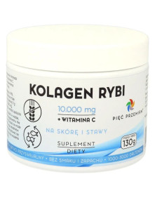 Kolagen rybi 10 000 mg + witamina C 130 g | Pięć Przemian