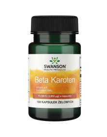 Beta karoten 10 000 IU 100 kaps | Swanson