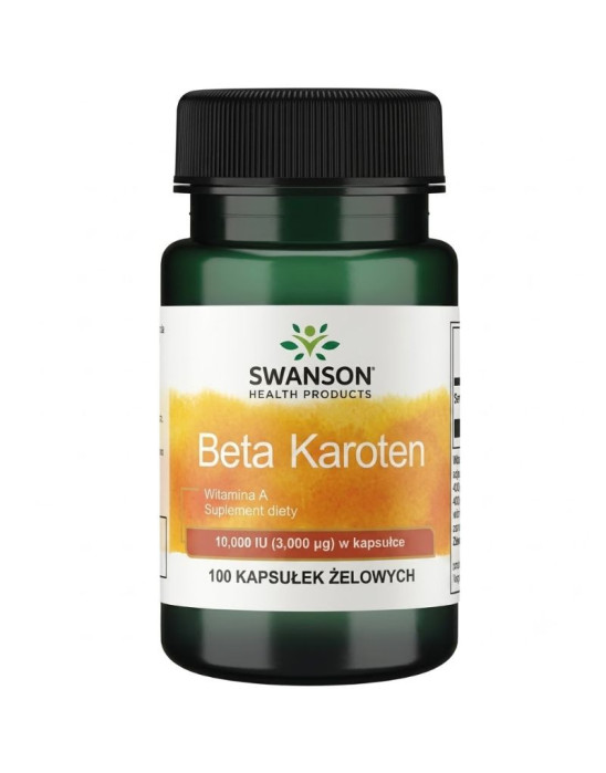 Beta karoten 10 000 IU 100 kaps | Swanson
