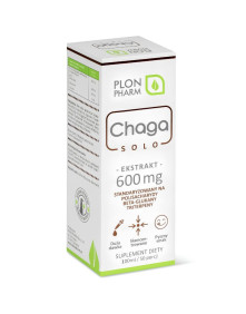 Chaga solo ekstrakt 600 mg 100 ml | Plon Pharm