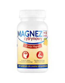 Magnez + B complex do ssania lub połykania 100 tabl | Uniphar