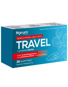 Travel działanie przeciwbiegunkowe 30 kaps | Narum