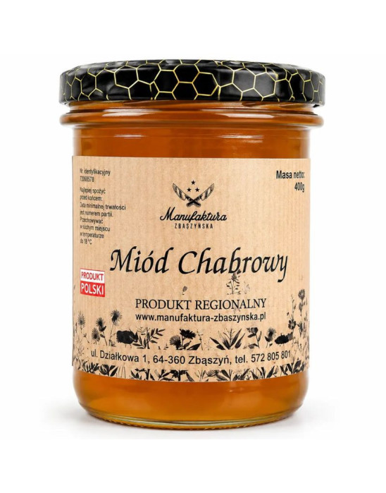Miód chabrowy 400 g | Manufaktura Zbąszyńska